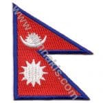 Nepal Nakış İşleme Bayraklar 8x5 cm