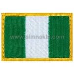 Nigeria Nakış İşleme Bayraklar 8x5