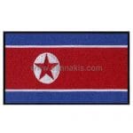 North Korea Nakış İşleme Bayraklar 8x5