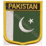 Pakistan Nakış İşleme Bayrak 8x6,5