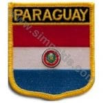 Paraguay Nakış İşleme Bayrak 8x6,5