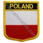 Poland Nakış İşleme Bayrak 8x6,5