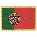 Portugal Nakış İşleme Bayraklar 8x5