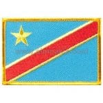 Republic Of The Congo Nakış İşleme Bayraklar 8x5