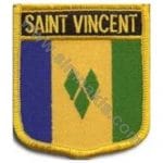 Saint Vincent Nakış İşleme Bayrak 8x6,5