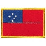 Samoa Nakış İşleme Bayraklar 8x5