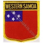 Samoa Nakış İşleme Bayrak 8x6,5