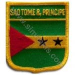 Sao Tome Nakış İşleme Bayrak 8x6,5