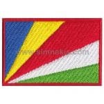 Seychelles Nakış İşleme Bayraklar 8x5