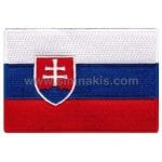 Slovakia Nakış İşleme Bayraklar 8x5 cm