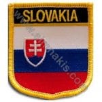 Slovakia Nakış İşleme Bayrak 8x6,5