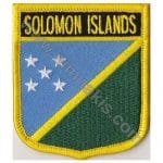 Solomon islands Nakış İşleme Bayrak 8x6,5