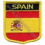 Spain Nakış İşleme Bayrak 8x6,5