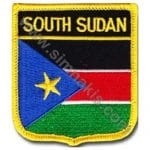 South Sudan Nakış İşleme Bayrak 8x6,5