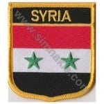 Syria Nakış İşleme Bayrak 8x6,5