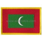 Maldives Nakış İşleme Bayraklar 8x5