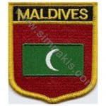 Maldives Nakış İşleme Bayrak 8x6,5