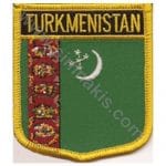 Turkmenistan Nakış İşleme Bayrak 8x6,5