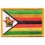 Zimbabwe Nakış İşleme Bayraklar 8x5