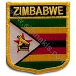 Zimbabwe Nakış İşleme Bayrak 8x6,5