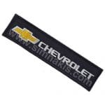 Chevrolet Nakış İşleme Arması Amblemi Siyah 12,5 x3 cm