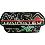 Daihatsu Mira Trxx Nakış İşleme Arması Amblemi 10x4,5 cm