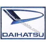Daihatsu Nakış İşleme Arması Amblem Yazı Mavi 9x6 cm