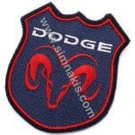 Dodge Nakış İşleme Arması Amblemi 8x6,5 cm