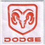 Dodge Nakış İşleme Arması Amblemi Yazısıı 7x7 cm