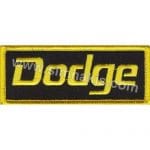 Dodge Nakış İşleme Arması Amblemi Siyah Sarı 9x3,5 cm