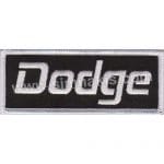 Dodge Nakış İşleme Arması Amblemi Siyah Beyaz 9x3,5 cm