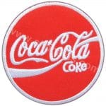 Coca Cola Coke Logo Nakış İşleme Arma Amblem Patch 8x8 cm