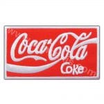 Coca Cola Coke kırmızı Logo Nakış İşleme Arma Amblem Patch 9x5 cm