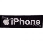 iPhone Logo Nakış İşleme Arma Amblem Patch 10x3 cm