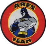 Batman Ares Team Logo Nakış İşleme Arma Amblem Patch 10x10 cm