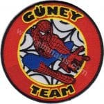 Spiderman Güney Team Logo Nakış İşleme Arma Amblemi Patch 10x10 cm