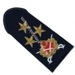 Askeri Hava Kuvvetleri Korgeneral Rütbe Nakış Apolet 3 YILDIZ 1.Çift