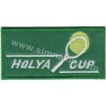 Hülya Cup Logo Nakış İşleme Arma Patch 9X4,5 cm