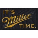 Miller Time Logo Nakış İşleme Arma Patch 24x14 cm