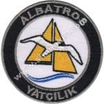 Albatros Yatçılık Logo Nakış İşleme Arma Patch 8x8 cm