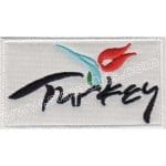 Turkey türkiye turizm nakış işleme arma patch peç 8×4,5 cm