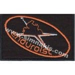 Enduroist Logo Nakış işleme Arma Patch Dokuma 9x4 cm