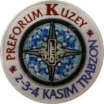 Preforum Kuzey Logo Nakış işleme Arma Patch Dokuma 10x10 cm