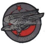 Airborne Logo Nakış işleme Arma Patch Dokuma 10x9 cm