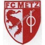 Fc Metz Logo Nakış işleme Arma Patch Dokuma 9x7,5 cm