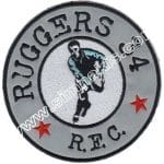 Ruggers 34 RecLogo Nakış işleme Arma Patch Peç 10x10 cm