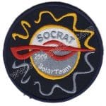 Socrat Solar Team 2009 Logo Nakış işleme Arma Patch Dokuma 10x10 cm