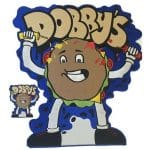 Dobbys Logo Nakış işleme Arma Patch Dokuma 10x11 ve 39x39 cm