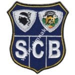 SCB Logo Nakış işleme Arma Patch Dokuma 10x8 cm