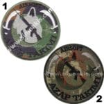 Airsoft Azap Takımı Logo Nakış işleme Arma Patch Peç 10x10 cm